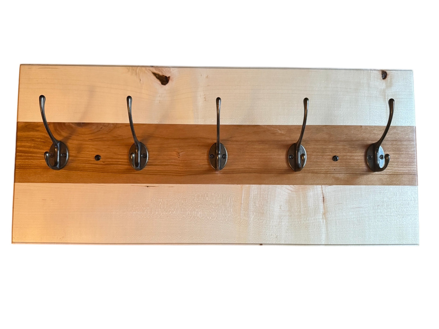 Handcrafted 5-Hook Wall Mount Hanger