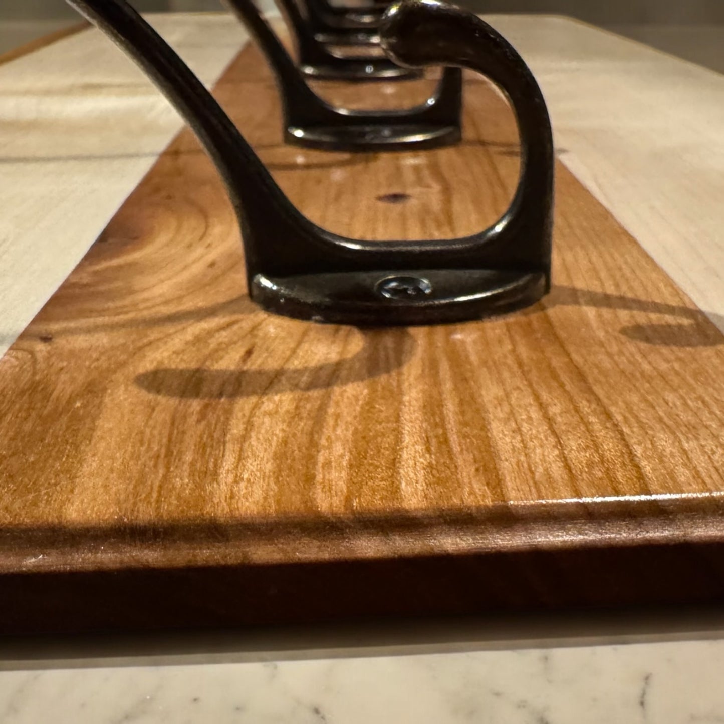 Handcrafted 5-Hook Wall Mount Hanger